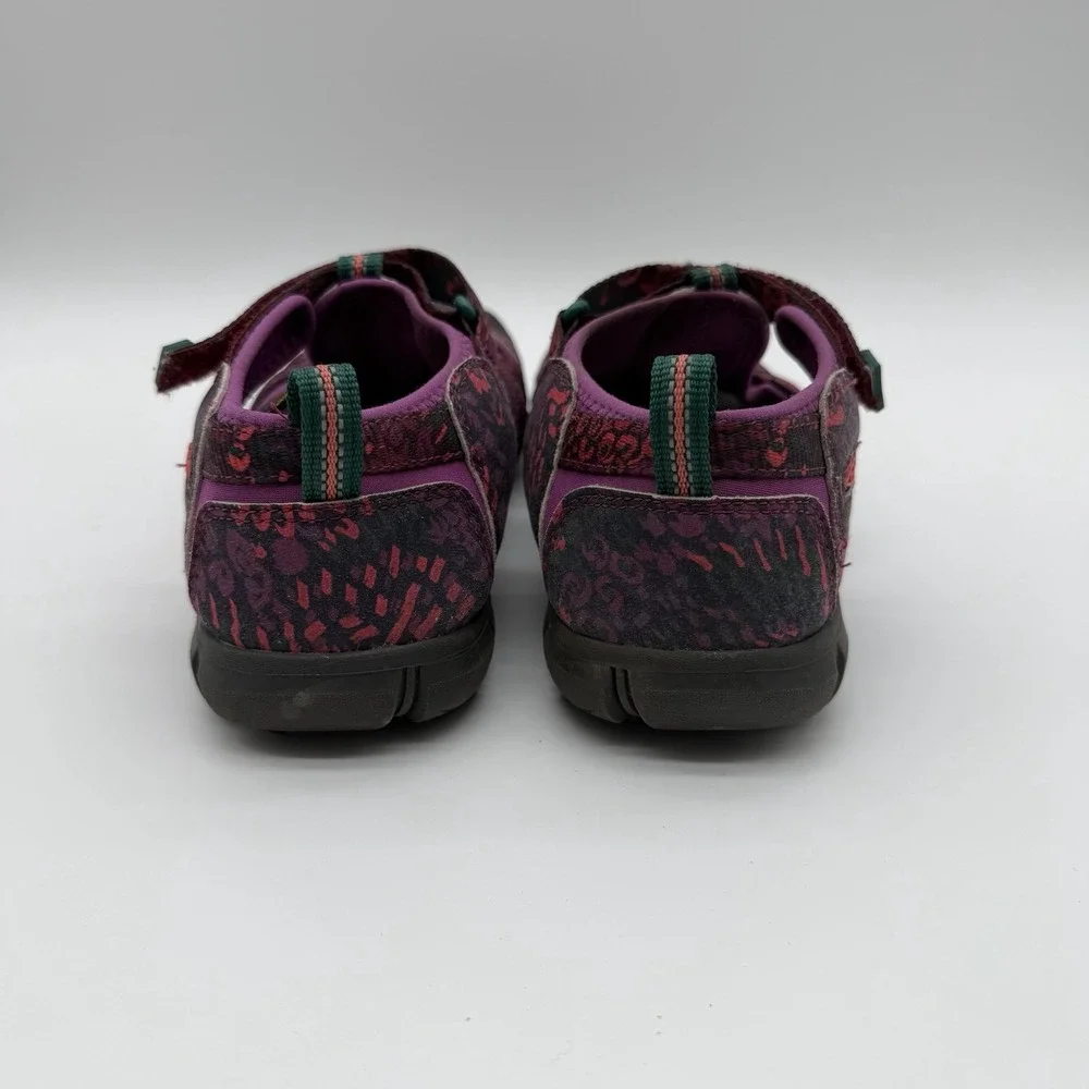 KEEN Girls Seacamp II CNX Waterproof Hiking Sandals Purple & Red Size 5